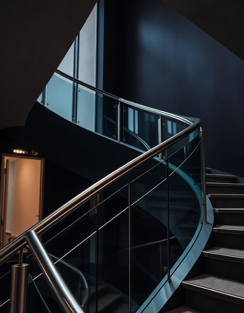 Stainless Spiral Railing