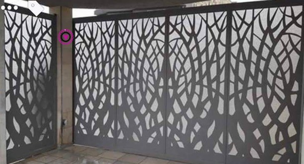Urban Canopy Laser-Cut Gate