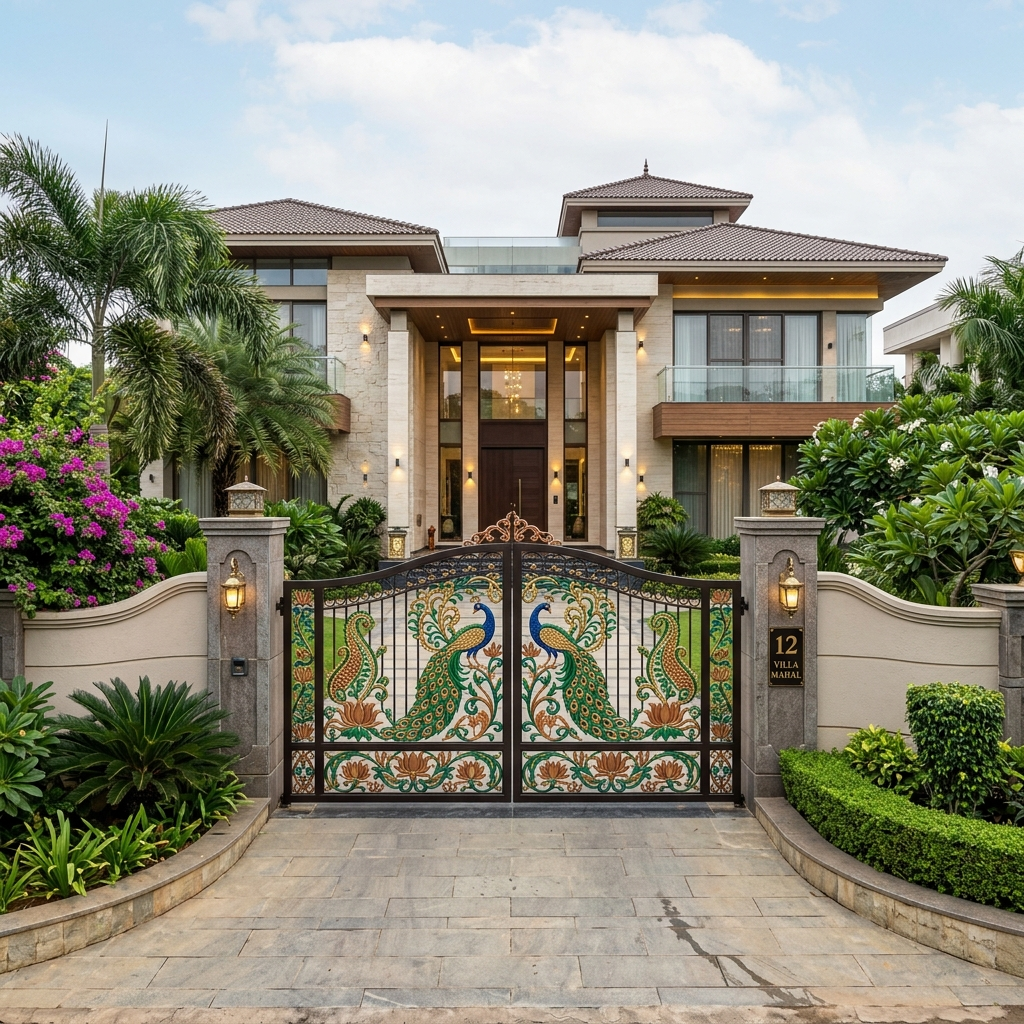 Divine Laser-Cut Designer Gates