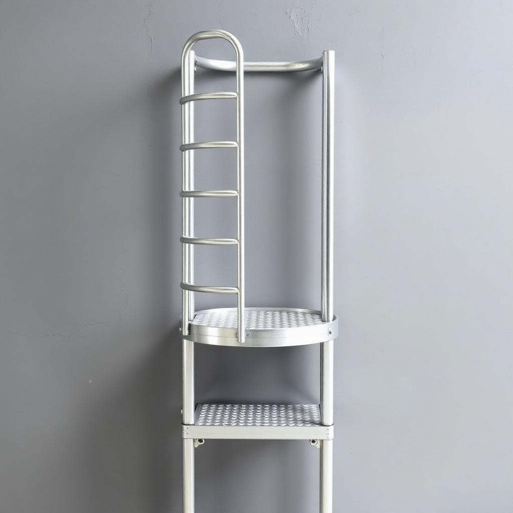 Industrial Ladder, Cage & Platform Assembly — Fabricated, Mild Steel · Chequered Plate · Galvanized by VEEPEE Engineers