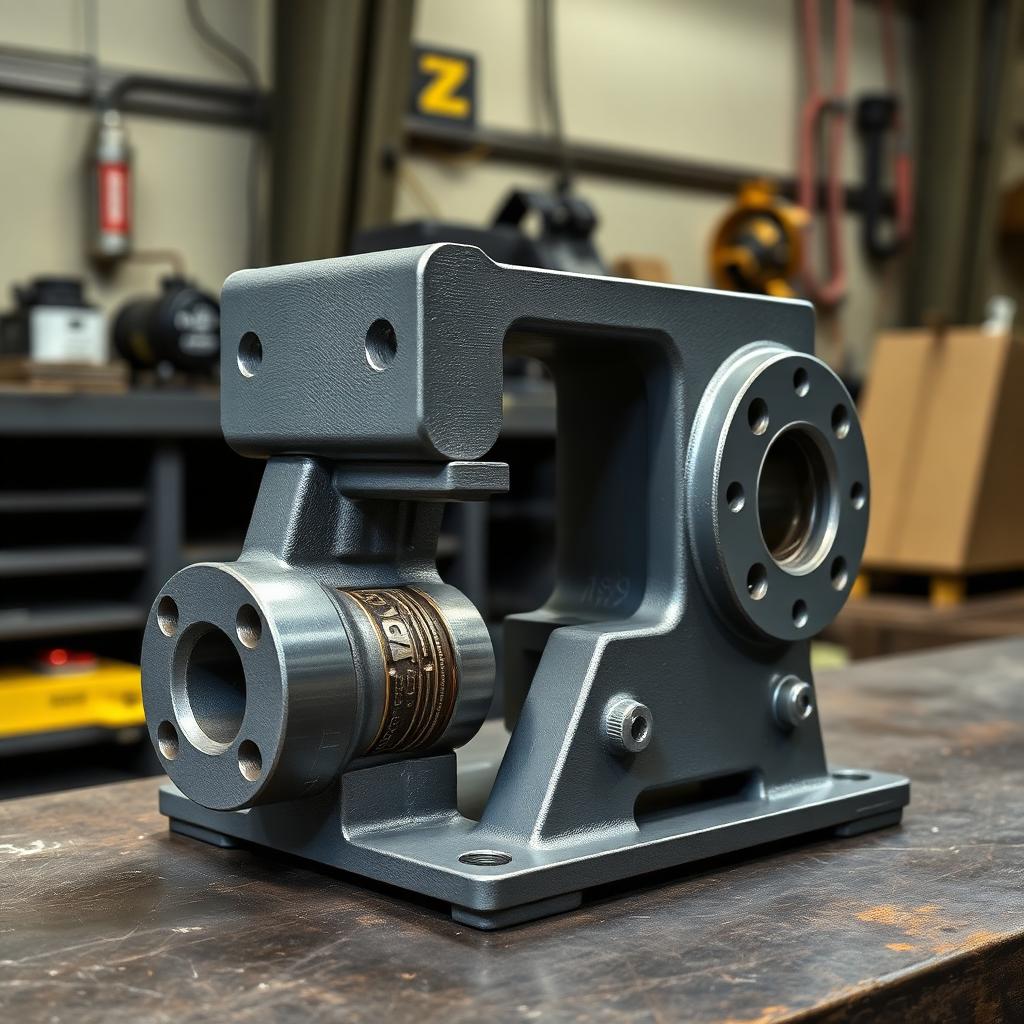 Bogie Side-Frame Bracket & Suspension Fitting — Loco, Cast / Fabricated Mild Steel · Machined by VEEPEE Engineers