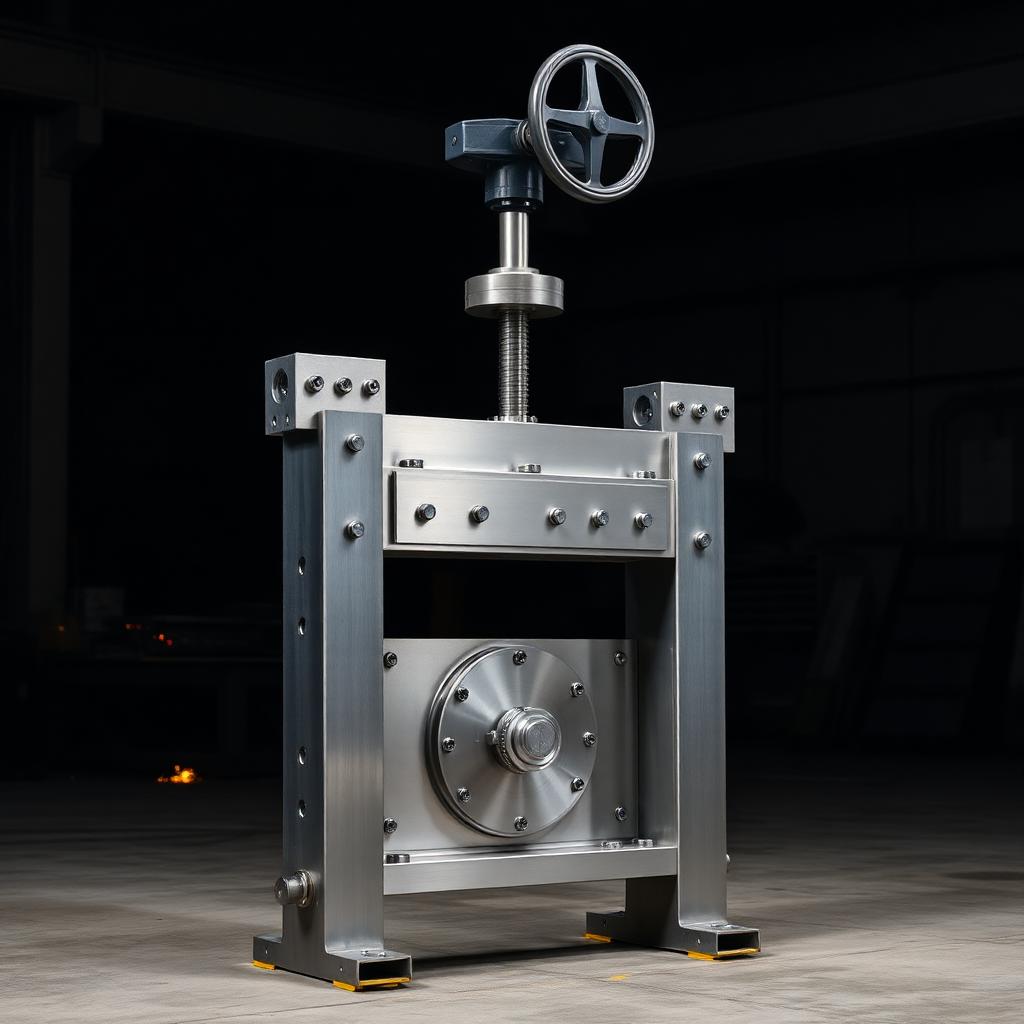 Fabricated Penstock Gate Assembly — Pipeline, Mild Steel Frame · SS Sealing Face by VEEPEE Engineers
