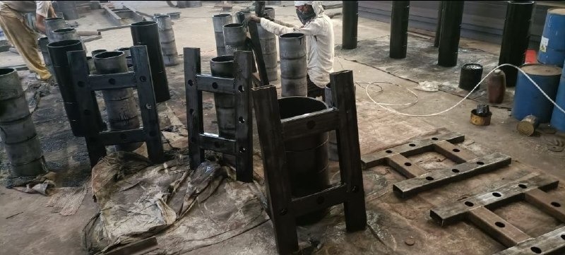 Welded Heavy Structural Support Frames — Legacy Industrial, Mild Steel Channels by VEEPEE Engineers