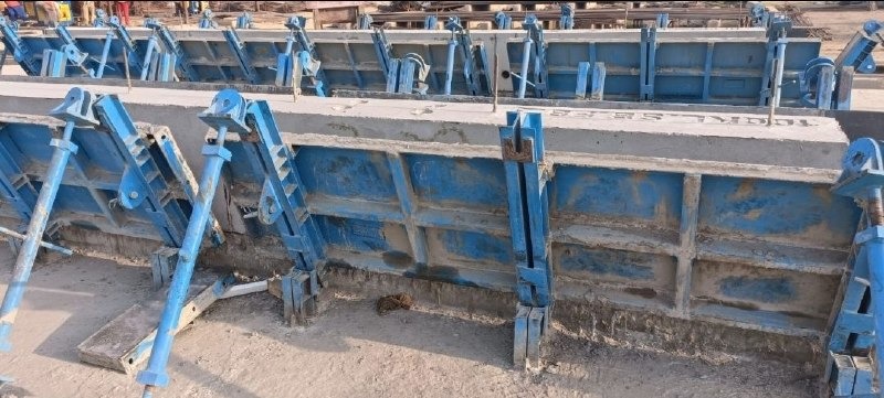 Boundary Wall Formwork System — Legacy Industrial, Mild Steel Plates & Channels by VEEPEE Engineers