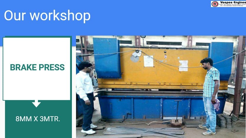 Industrial Brake Press Metal Bending Service (8MM x 3MTR)
