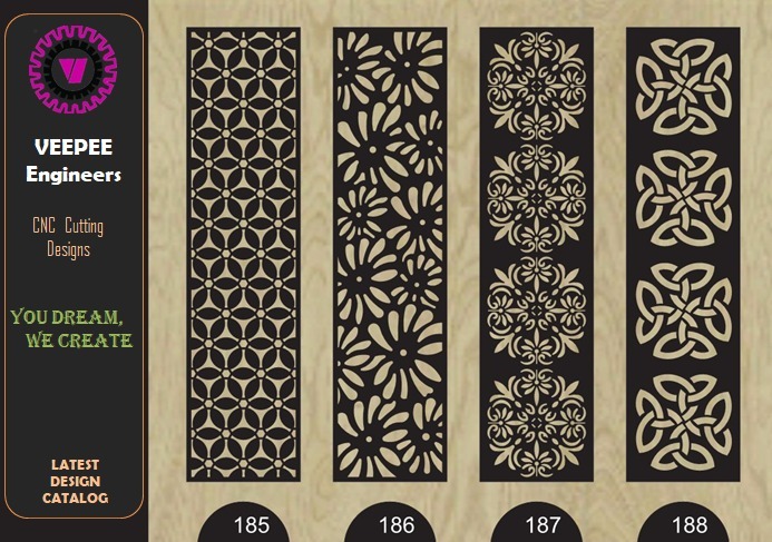 Geometric Bloom Jaali Screen Panel 185