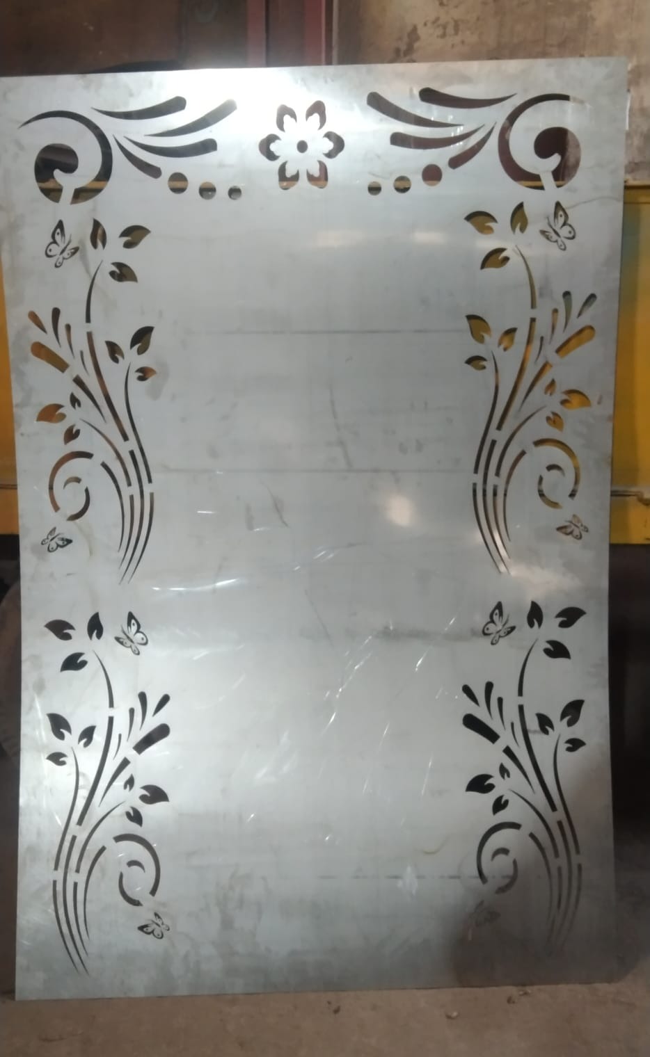 Ethereal Butterfly & Vine Jaali Screen