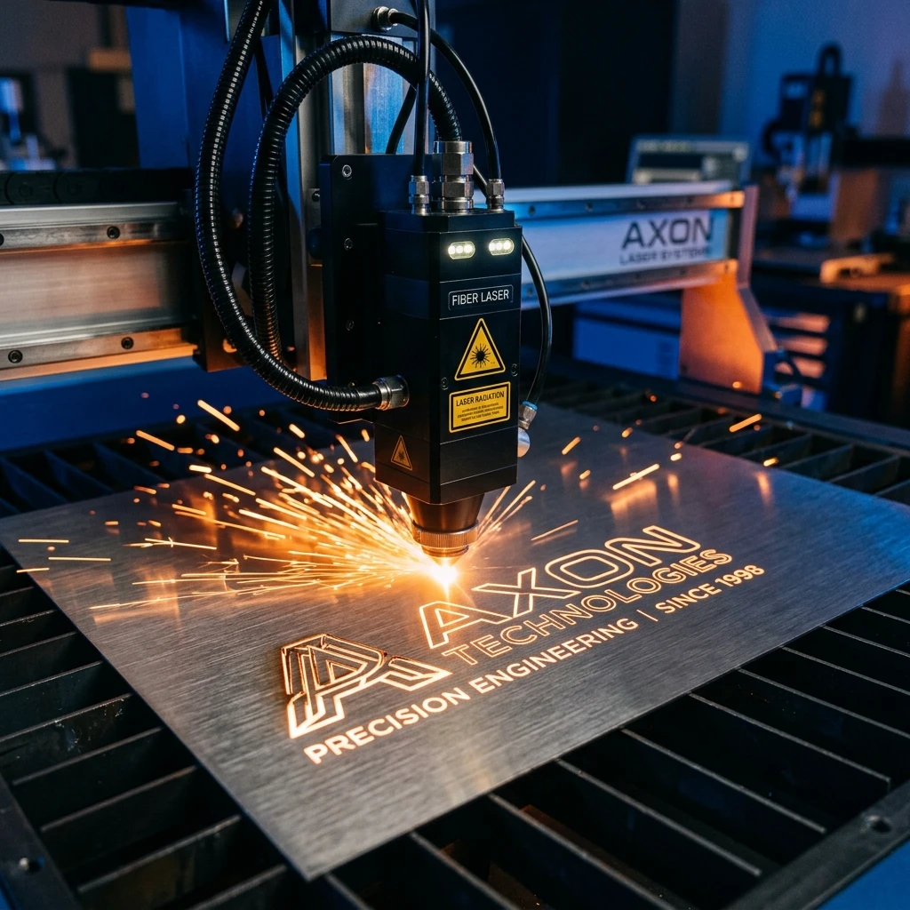 High-precision fiber laser marking