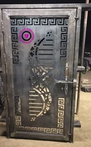 Mandala Floral Laser-Cut Stair Railing — Railings, Mild Steel by VEEPEE Engineers