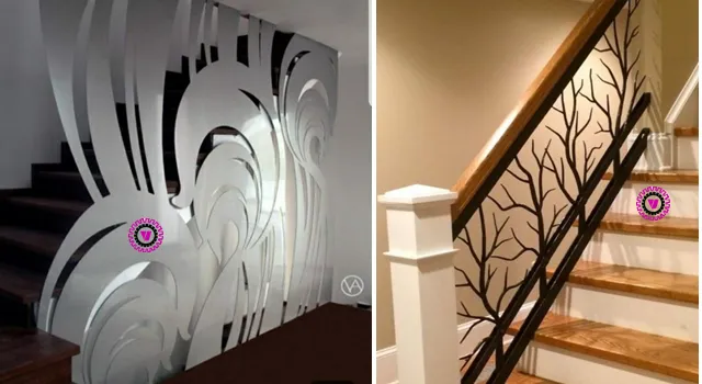Nautical Compass Laser-Cut Balustrade Panel — Railings, Mild Steel by VEEPEE Engineers